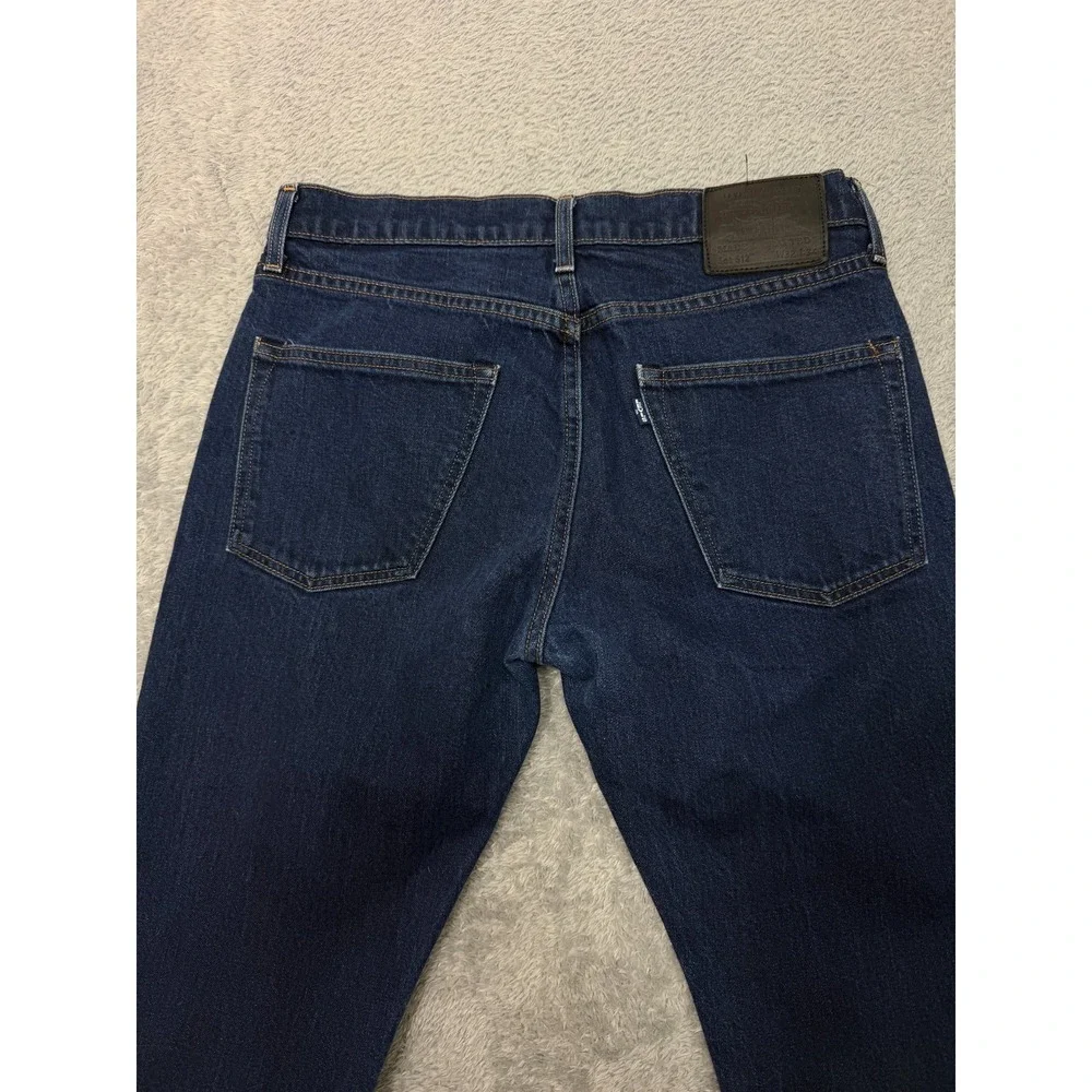 Levis 512 Jeans Mens 32x32 Blue Slim Taper Made & Crafted Organic Cotton Denim